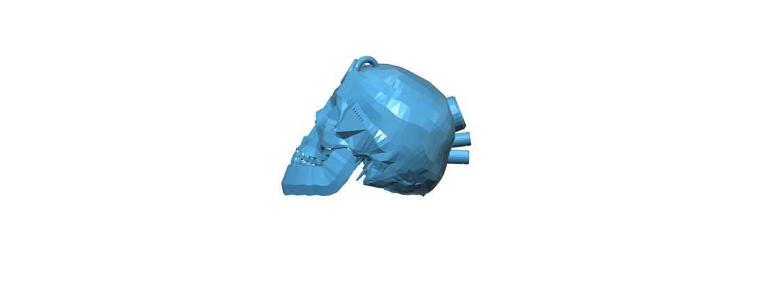Robot Skull 3D Print 111853