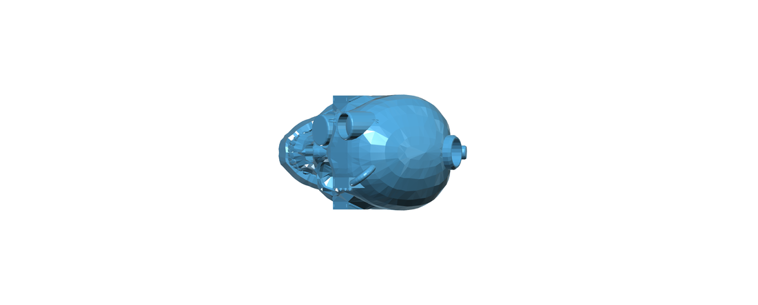 Robot Skull 3D Print 111856