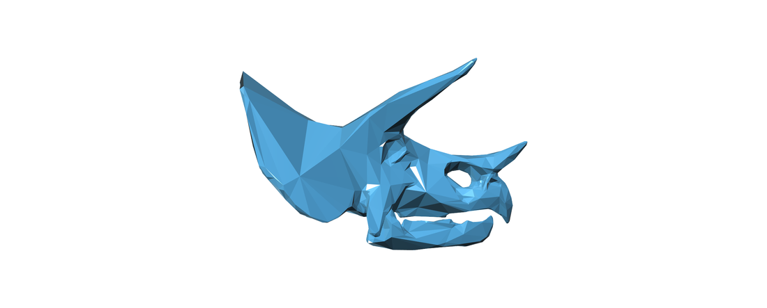 Triceratops Skull 3D Print 111863