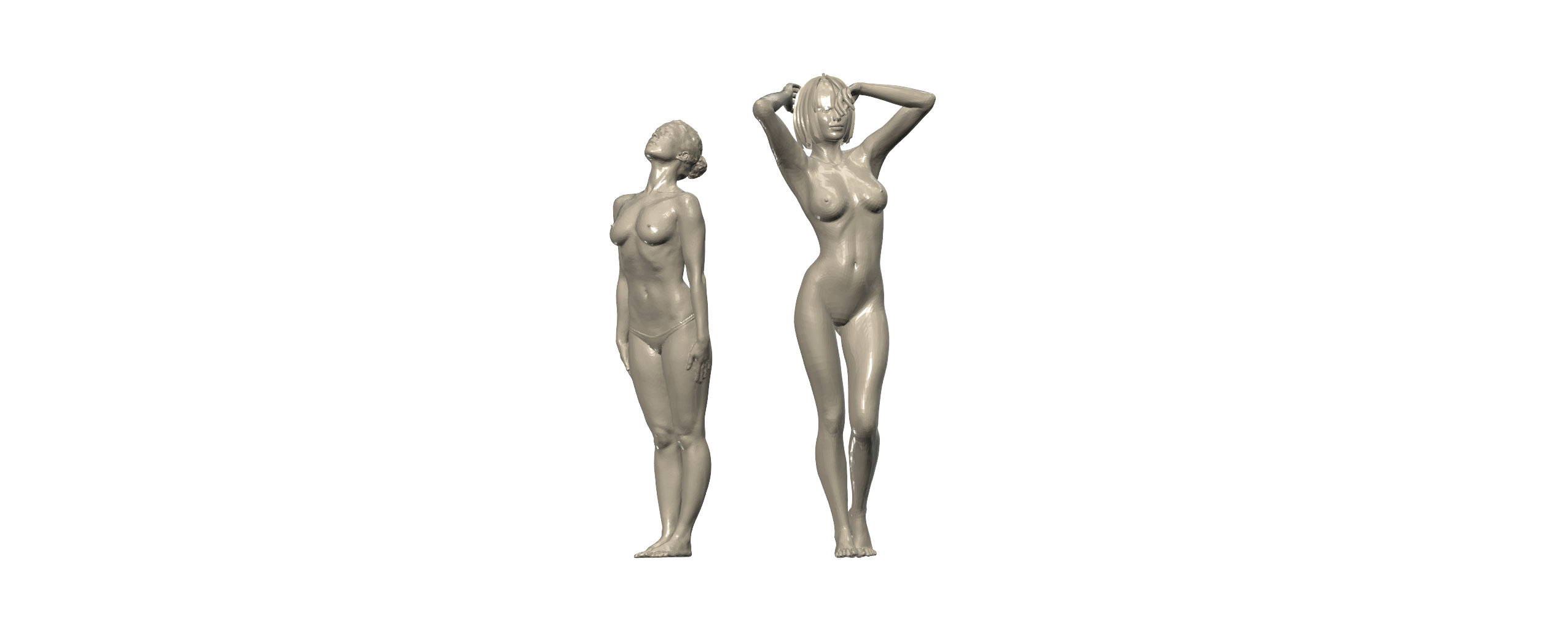 3d nude women