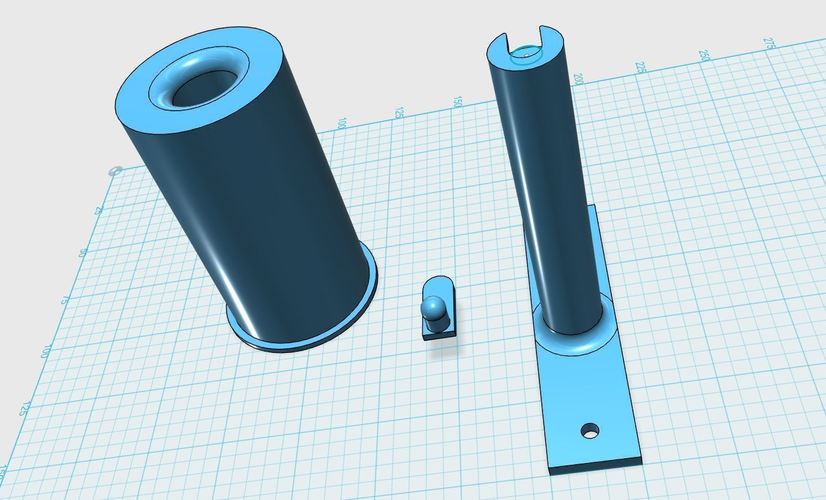 Micromake filament support for aluminium profile 3D Print 111938
