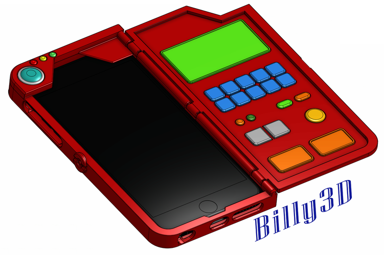 Pokédex Like iPhone (6/6s/7) Plus Case 3D Print 112027
