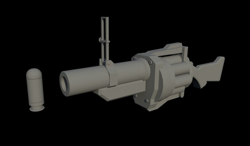 Grenade Launcher - Team Fortress 2 - The Demoman  3D Print 112177