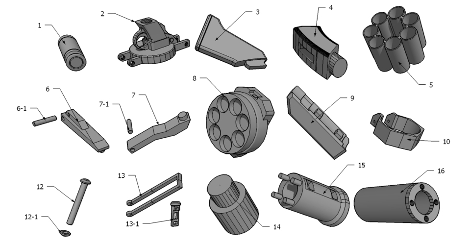 Grenade Launcher - Team Fortress 2 - The Demoman  3D Print 112179