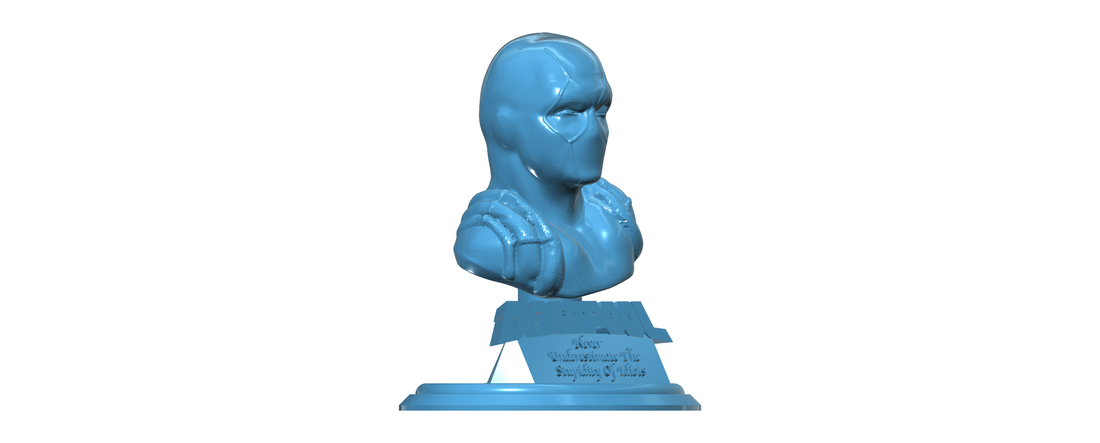 Deadpool Bust 3D Print 112222