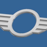 Small Mini cooper logo 3D Printing 112335