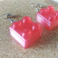 Lego Earrings Small - Thumbnail 1