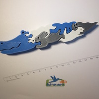 Alligator 3D puzzle - Thumbnail 2