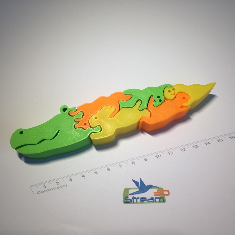 Alligator 3D puzzle