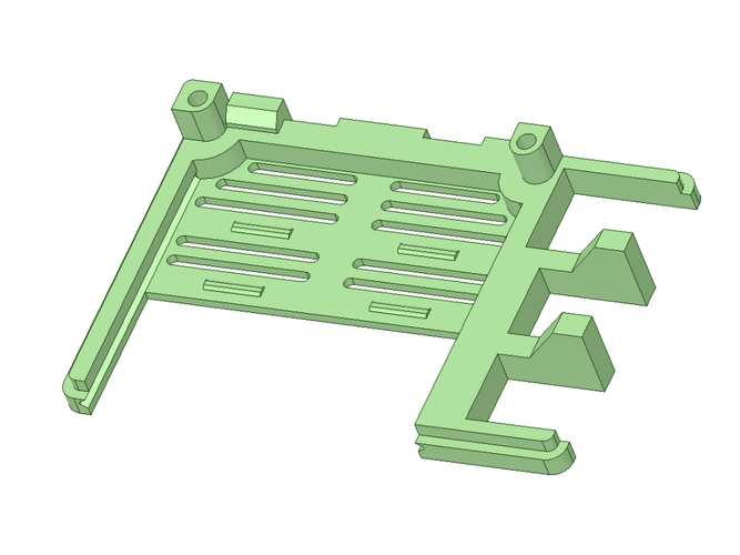 Raspberry Pi2/Pi3 Case with GPIO sliding doors 3D Print 112376