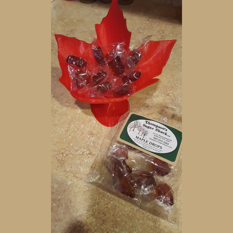Maple Leaf Candy Dish for Host/Hostess Gift