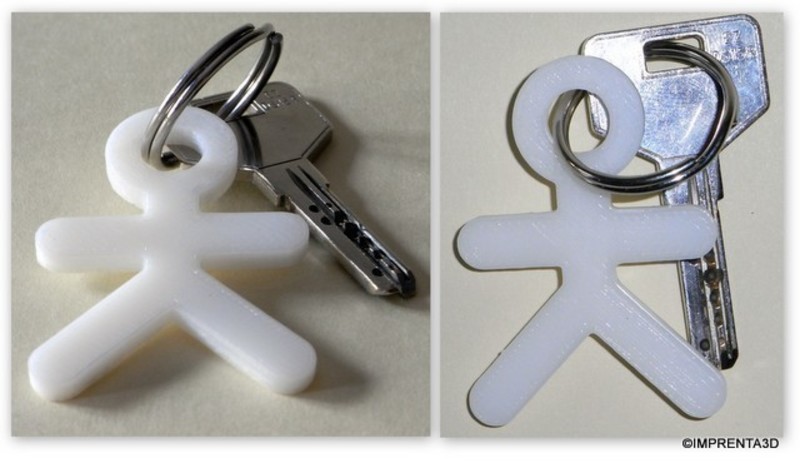 Man keychain