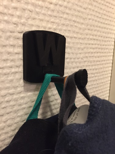 3D Printed Hanger with W as in Wille by jörgen_isaksson | Pinshape