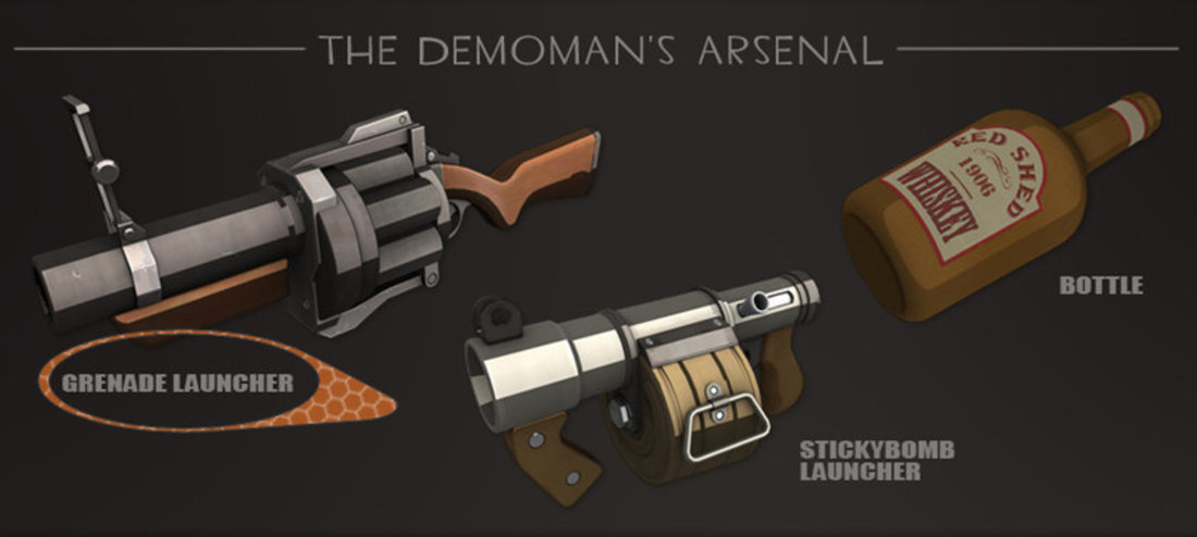 Grenade Launcher - Team Fortress 2 - The Demoman  3D Print 112608