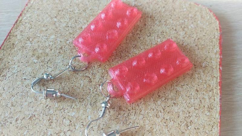 Lego Earrings v4