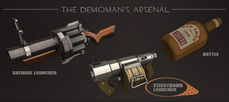 stickbomb laucher - Team Fortress 2 - O Demoman