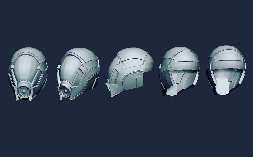 Tali'zorah vas Normandy's helmet from Mass Effect 3 3D Print 112857