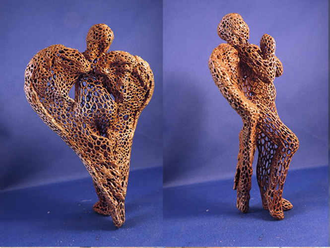 Voronoi Angel 3D Print 112894