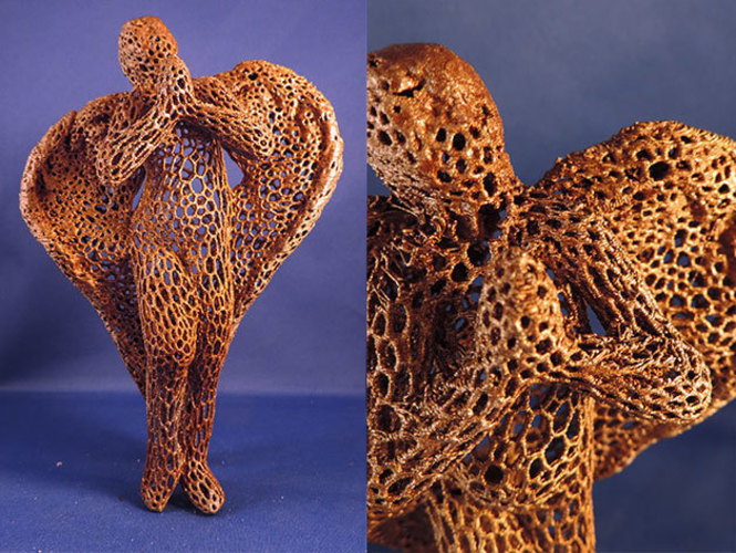 Voronoi Angel 3D Print 112895