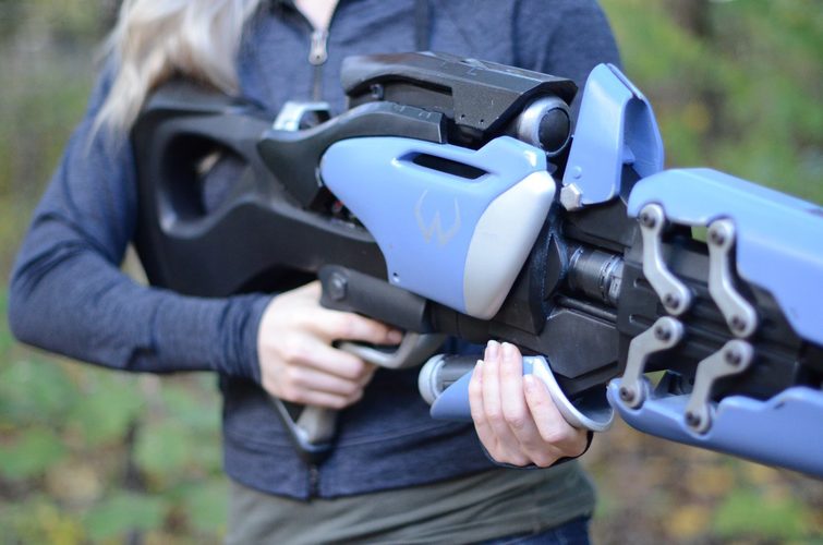 3d Printed Widowmakers Widows Kiss Collapsible Sniper Rifle 