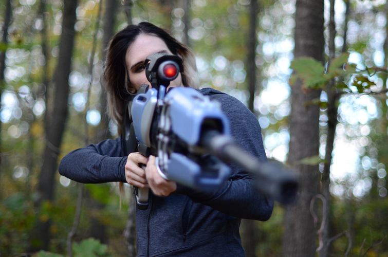 Widowmaker's Widow's Kiss Collapsible Sniper Rifle (Overwatch) 3D Print 112931