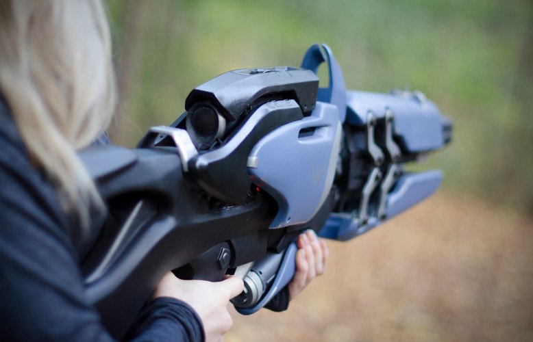 Widowmaker's Widow's Kiss Collapsible Sniper Rifle (Overwatch) 3D Print 112932