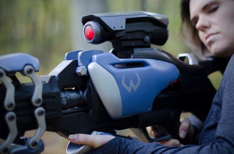 Overwatch 3D Printed Widowmaker Rifel Cosplay Gun 