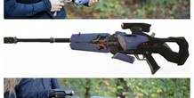 3D Printed Widowmaker's Widow's Kiss Collapsible Sniper Rifle (Overwatch)  by laellee