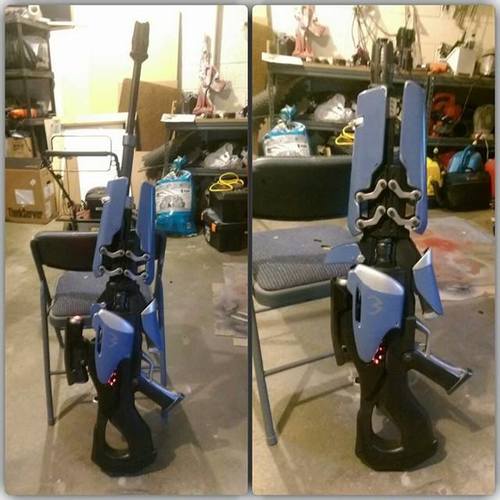 3D Printed Widowmaker's Widow's Kiss Collapsible Sniper Rifle (Overwatch)  by laellee