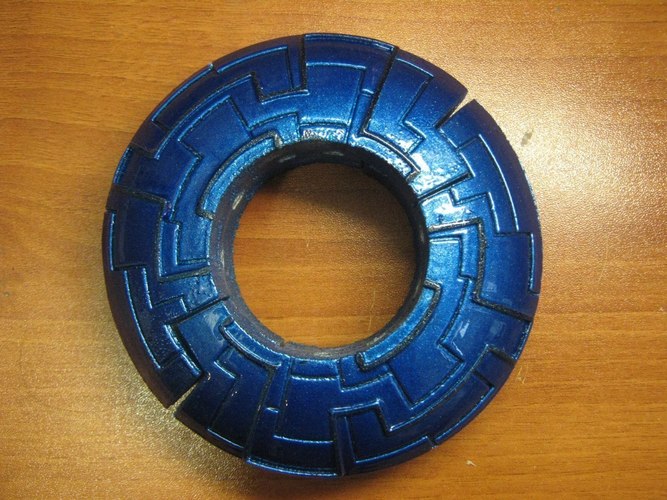 Two part Sci-fi bracelette 3D Print 113099