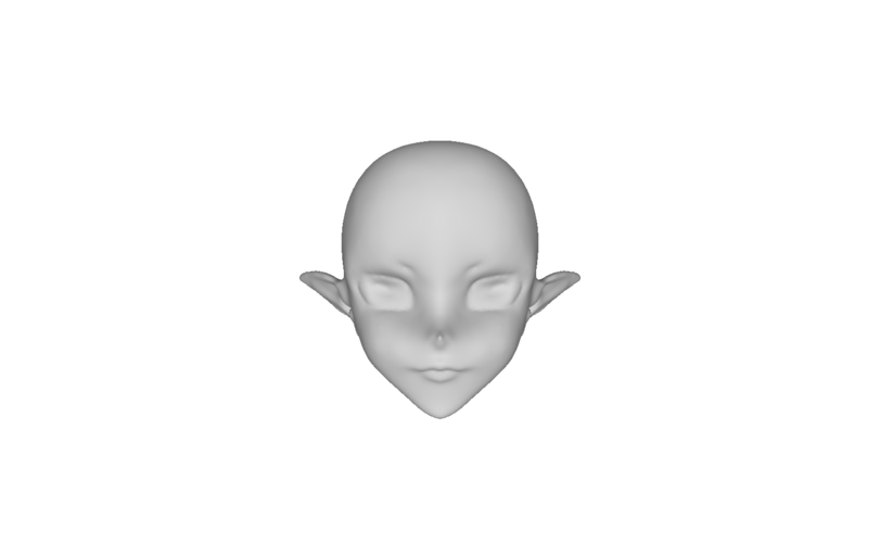 Elf head 3D Print 113103