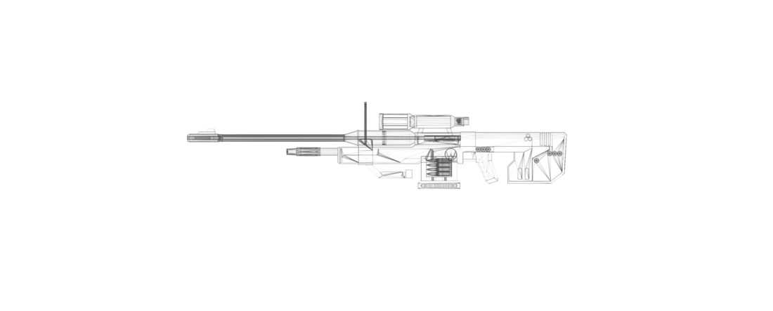 ​SRS 99 D Sniper Rifle (Halo)​ 3D Print 113181