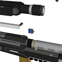 SRS 99 D Sniper Rifle - Halo - Thumbnail 3