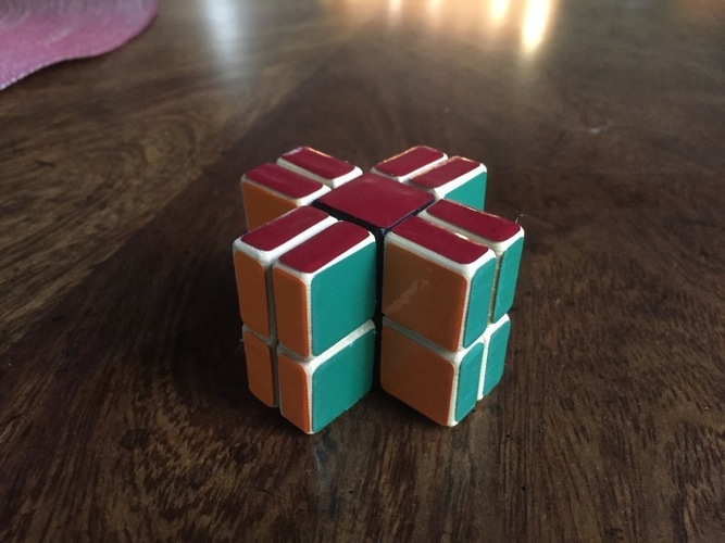 Cornerless Split Domino Puzzle 3D Print 113343