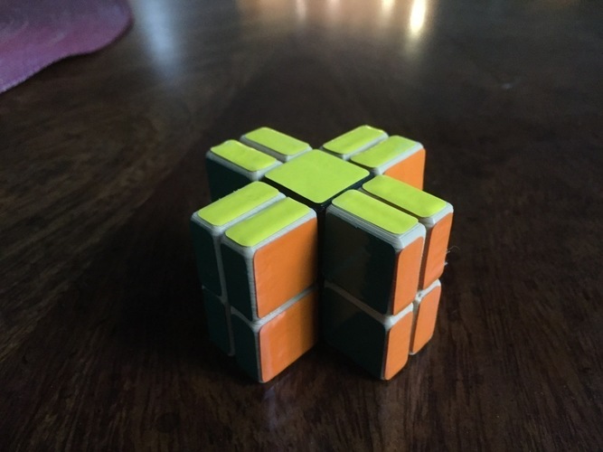Cornerless Split Domino Puzzle 3D Print 113347