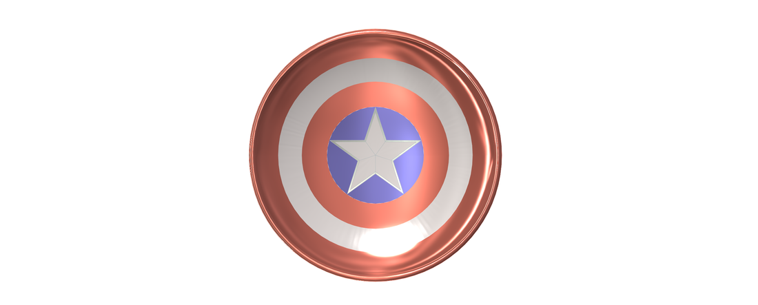 Captain America Shield 3D Print 113372
