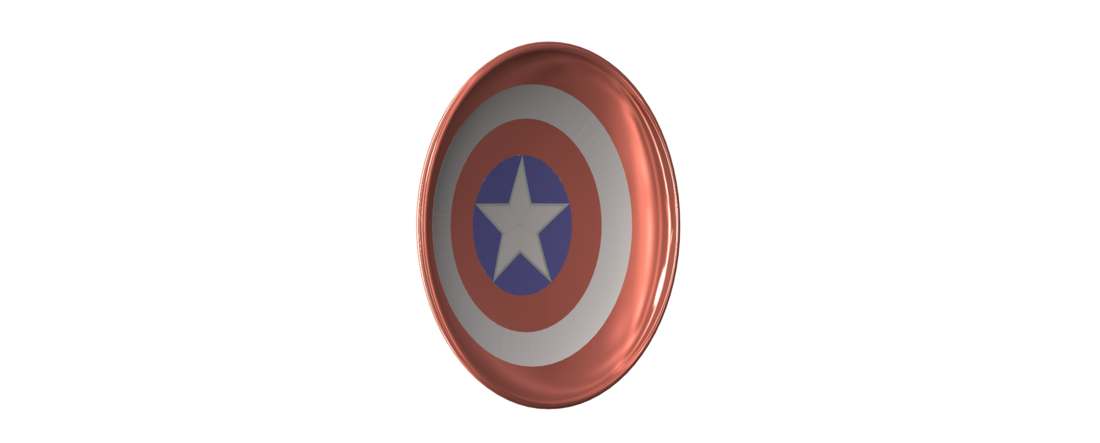 Captain America Shield 3D Print 113373