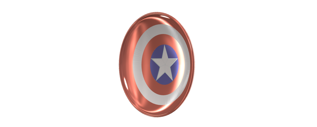 Captain America Shield 3D Print 113374