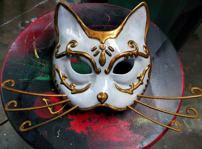 Splicer Cat Mask (Bioshock) 3D Print 113375