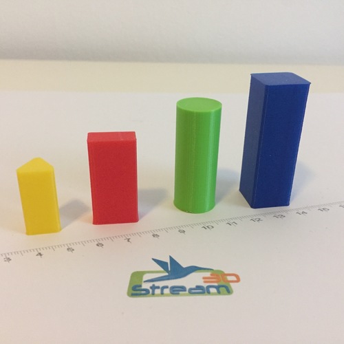 ​Montessori educational assembling toy geometry shapes 3D Print 113410