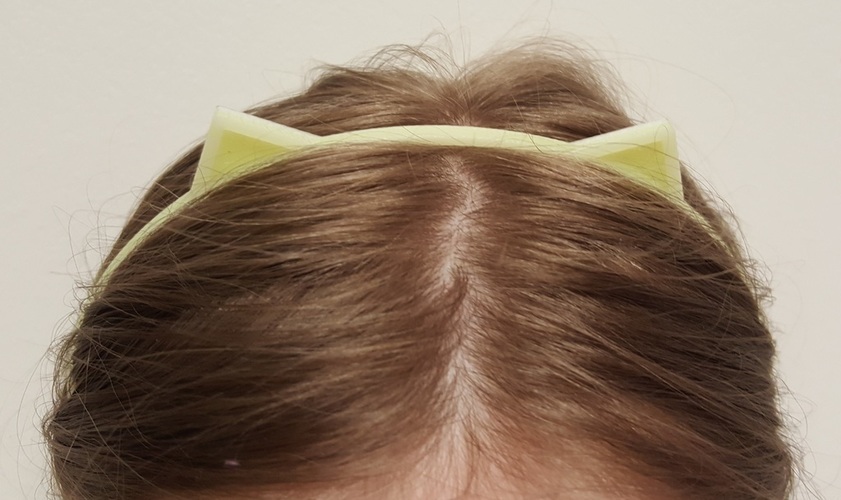 Cat Ears Hair Band 3D Print 113462