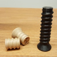 Articulating Arm Lamp Clamp w/ SeeMeCNC Moai Statue - Thumbnail 3