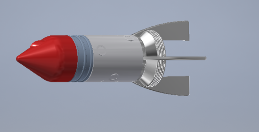 Stackable Rocket Toy 3D Print 113488