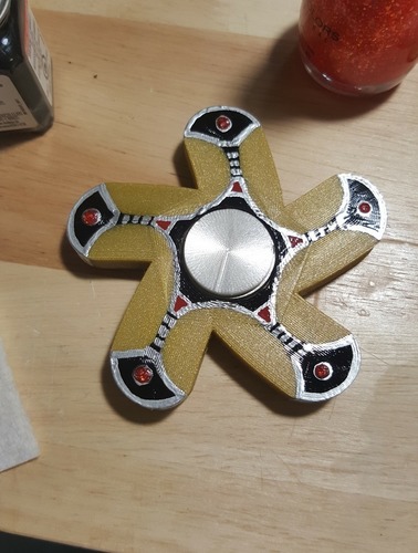 Fidget Glaive Spinner 3D Print 113505