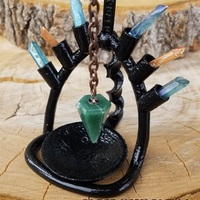Pendulum Stone Throne, Chakra Crystal Energy Work - Thumbnail 2