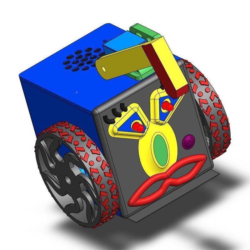 miniFloppyBot Extra Parts for Wheeled Systems