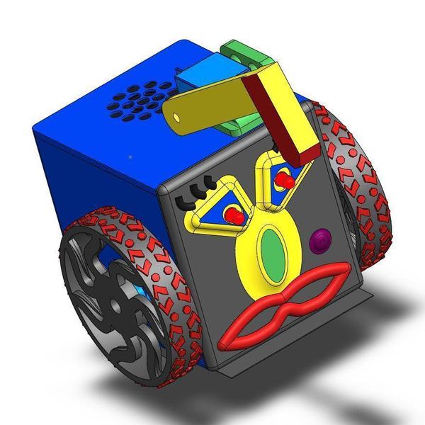 miniFloppyBot Extra Parts for Wheeled Systems