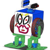 miniFloppyBot Face05 Wheels02 - Thumbnail 2