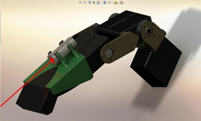 Slip-On Plastic Forearm for the RoboNova-1 BiPedal Robot