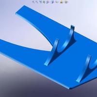 Slip-On Plastic Forearm for the RoboNova-1 BiPedal Robot - Thumbnail 3